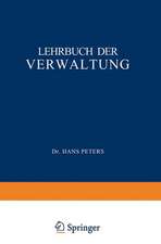 Lehrbuch der Verwaltung