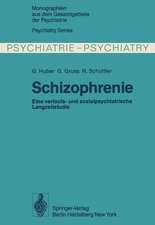 Schizophrenie: Verlaufs- und sozialpsychiatrische Langzeituntersuchungen an den 1945 – 1959 in Bonn hospitalisierten schizophrenen Kranken