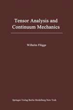 Tensor Analysis and Continuum Mechanics