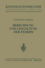 Berechnung und Gestaltung der Federn