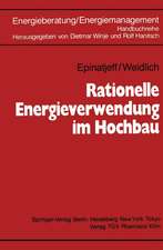 Rationelle Energieverwendung im Hochbau