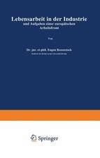 Lebensarbeit in der Industrie und Aufgaben einer europäischen Arbeitsfront