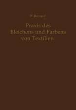 Praxis des Bleichens und Färbens von Textilien: Mechanische und chemische Technologie