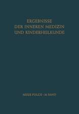 Ergebnisse der Inneren Medizin und Kinderheilkunde