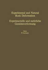 Experimental and Natural Rock Deformation / Experimentelle und natürliche Gesteinsverformung: Proceedings of the International Symposium Darmstadt, February 17–18, 1969