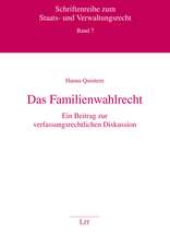 Das Familienwahlrecht