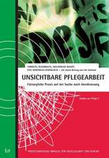 Unsichtbare Pflegearbeit - Fürsorgliche Praxis auf der Suche nach Anerkennung