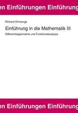 Einführung in die Mathematik 3