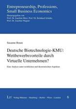 Deutsche Biotechnologie-KMU: Wettbewerbsvorteile durch Virtuelle Unternehmen?