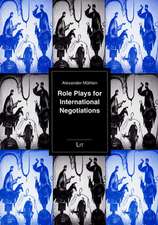 Role Plays for International Negotiations