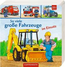 So viele große Fahrzeuge im Einsatz