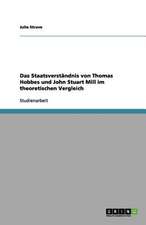 Das Staatsverständnis von Thomas Hobbes und John Stuart Mill im theoretischen Vergleich