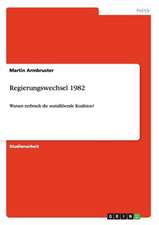 Regierungswechsel 1982