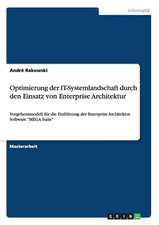 Optimierung der IT-Systemlandschaft durch den Einsatz von Enterprise Architektur