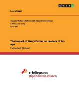 The impact of Harry Potter on readers of his age