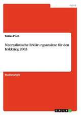 Neorealistische Erklärungsansätze für den Irakkrieg 2003