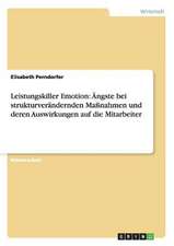 Leistungskiller Emotion: Ängste bei strukturverändernden Maßnahmen und deren Auswirkungen auf die Mitarbeiter