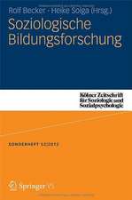 Soziologische Bildungsforschung