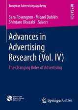 Advances in Advertising Research (Vol. IV): The Changing Roles of Advertising