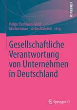 Gesellschaftliche Verantwortung von Unternehmen in Deutschland: Ein Kompendium zur Erschließung eines sich entwickelnden Themenfeldes