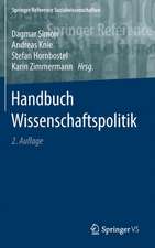 Handbuch Wissenschaftspolitik