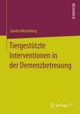 Tiergestützte Interventionen in der Demenzbetreuung