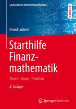 Starthilfe Finanzmathematik