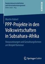 PPP-Projekte in den Volkswirtschaften in Subsahara-Afrika: Voraussetzungen und Gestaltungsformen am Beispiel Kamerun