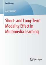 Short- and Long-Term Modality Effect in Multimedia Learning