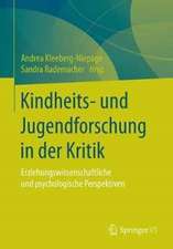 Kindheits- und Jugendforschung in der Kritik: (Inter-)Disziplinäre Perspektiven auf zentrale Begriffe und Konzepte