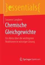 Chemische Gleichgewichte: Ein Abriss über die wichtigsten Reaktionen in wässriger Lösung