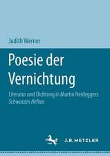 Poesie der Vernichtung