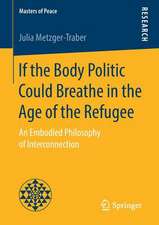 If the Body Politic Could Breathe in the Age of the Refugee: An Embodied Philosophy of Interconnection