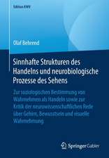 Sinnhafte Strukturen des Handelns und neurobiologische Prozesse des Sehens: Zur soziologischen Bestimmung von Wahrnehmen als Handeln sowie zur Kritik der neurowissenschaftlichen Rede über Gehirn, Bewusstsein und visuelle Wahrnehmung