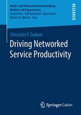 Driving Networked Service Productivity