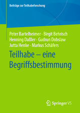 Teilhabe – eine Begriffsbestimmung