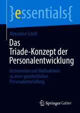 Das Triade-Konzept der Personalentwicklung