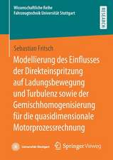 Modellierung des Einflusses der Direkteinspritzung auf Ladungsbewegung und Turbulenz sowie der Gemischhomogenisierung für die quasidimensionale Motorprozessrechnung