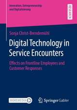 Digital Technology in Service Encounters