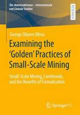 Examining the ‘Golden’ Practices of Small-Scale Mining: Small-Scale Mining, Livelihoods, and the Benefits of Formalisation