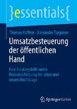 Umsatzbesteuerung der öffentlichen Hand