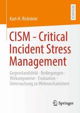 CISM - Critical Incident Stress Management