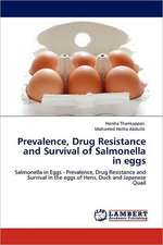 Prevalence, Drug Resistance and Survival of Salmonella in eggs