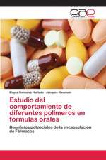 Estudio del comportamiento de diferentes polímeros en formulas orales