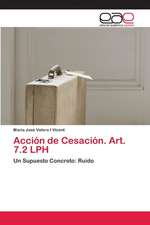 Acción de Cesación. Art. 7.2 LPH