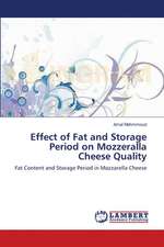 Effect of Fat and Storage Period on Mozzeralla Cheese Quality