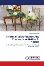 Informal Microfinance And Economic Activities In Nigeria