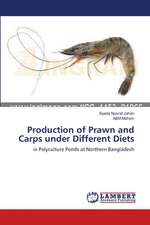 Production of Prawn and Carps under Different Diets