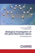 Biological investigation of the plant Boerhavia repens