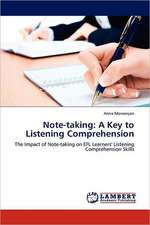 Note-taking: A Key to Listening Comprehension